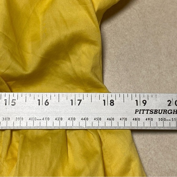 Eloquii Dress Women’s Size 16 Yellow Bubble hem Puff Sleeve Mini Dress NWT - Picture 12 of 15
